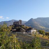 jenesien burg ruine rafenstein herbst