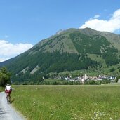 radweg bei graun reschensee