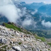 wandertipp auf der latemarspitze drone dji