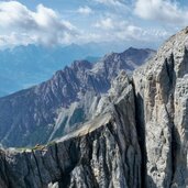wandertipp auf der latemarspitze drone dji
