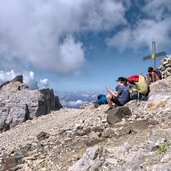 wandertipp auf der latemarspitze gopro gx