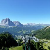 st christina colraiser huette ausblick langkofel plattkofel bergstation kabinenbahn