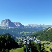 st christina colraiser huette ausblick langkofel plattkofel bergstation kabinenbahn