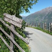 algund ortsteil aschbach abzweigung wanderweg