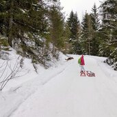 winterweg rodelbahn taistner alm