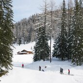 rodeln rodler bei innerhoferalm weissenbach winter