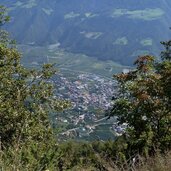 aussicht von unterstell auf naturns