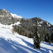 winter landschaft bei laugenalm