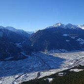 vinschgau winter blick richtung eingang martell