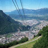 rittner seilbahn blick auf bozen