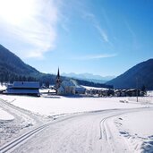 Langlaufen Gsiesertal St Martin Kirche