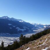 st martin im kofel blick richtung westen vinschgau winter