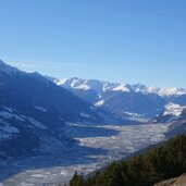 st martin im kofel blick richtung westen vinschgau winter