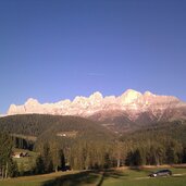 Dolomiten Rosengarten Latemar Enrosadira