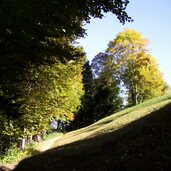 wanderweg von grissian nach obersirmian gemeinde nals herbst