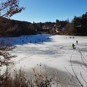 Wolfsgrubener See Winter Eislaufen