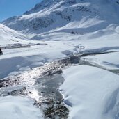 talschluss pfelderer tal bei lazinser alm winter