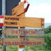 schild zum volkskundemuseum dietenheim