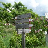 wegweiser in nauders rodeneck