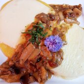 polenta kaese pilze platzl almspeisen