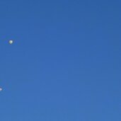ballon fahrer im himmel
