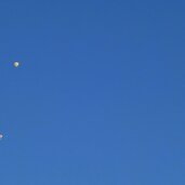 ballon fahrer im himmel