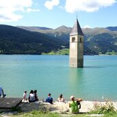 turm von graun im reschensee