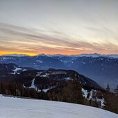 skigebiet meran aussicht auf meran alpen