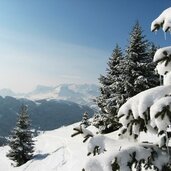 Skigebiet Alta Badia Winterlandschaft