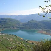 aussicht von altenburg auf kalterer see und st josef fr