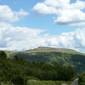 sicht auf rittner horn von weg nr