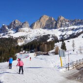 skigebiet carezza am rosengarten bei karersee dorf