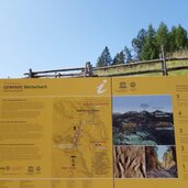 schild geoparc bletterbach