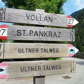 st pankraz ulten wegweiser ultner talweg