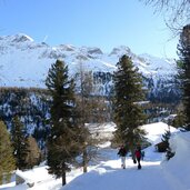 weg nr lyfialm nach enzianalm martelltal winter