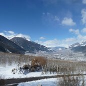 latsch winter und vinschgau richtung schlanders