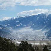 vinschgau ab allitz richtung osten winter umgebung schlanders