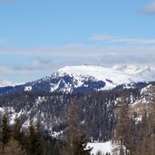 aussicht zum kronplatz winter