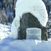 schild tafel ortler in trafoi winter