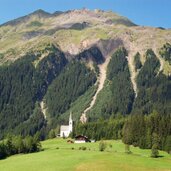 ratschings ridnauntal Knappenkirche St Magdalena in Ridnaun Gasse