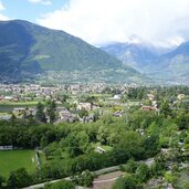 Botanische Gaerten von Trauttmansdorff Aussicht Sinich Meran