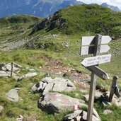 weg unterhalb speikspitze abzweigung saltauser joch 