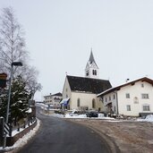 jenesien ortschaft flaas winter nebel