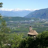 leifers st peter am kofel blick auf bozner talkessel