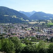 aussicht auf sterzing stadt