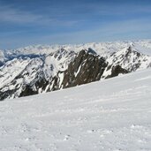 kurzras schnals weisskugel skitour winter