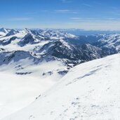 kurzras schnals weisskugel skitour winter