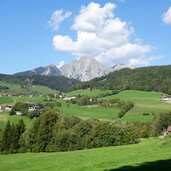 aussicht auf gemeinde hafling dahinter ifinger fr