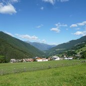 aussicht auf luesen dorf