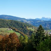 herbst aussicht oberglaning richtung dolomiten